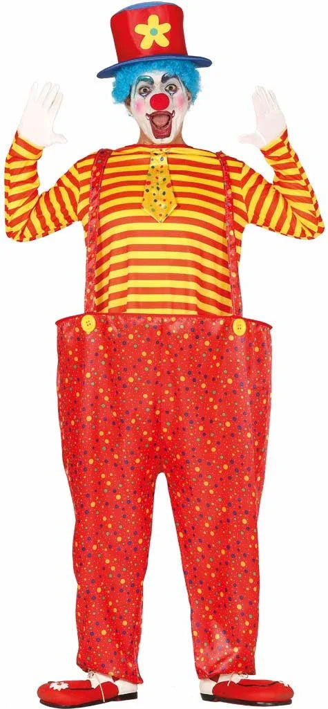 Disfraz de Payaso Divertido para Hombre Payaso Guirca